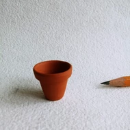 Miniatűr virágcserép, 22*24mm