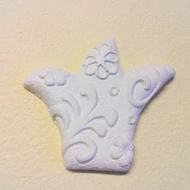 Gipsz fűcsomó dombormintás 60*65mm