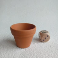 Mini virágcserép, belső nagyátmérő 30mm