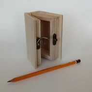 Fa doboz könyv 11*7,5*4,5cm