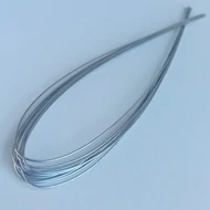 Virágkötő drótszál 55cm*0,8mm ezüst 10db/cs.