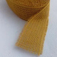 Juta szalag (zsákszalag) 5cm*1m - ARANYSÁRGA