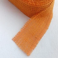 Juta szalag (zsákszalag) 5cm*1m - NARANCSSÁRGA