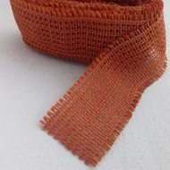 Juta szalag (zsákszalag) 5cm*1m - TERRAKOTTA