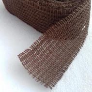 Juta szalag (zsákszalag) 5cm*1m - SÖTÉTBARNA