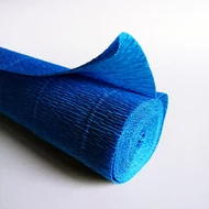 Virágkrepp 50*250cm - KÉK