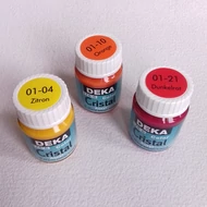 Deka Color Cristal üvegfesték 25ml - SÖTÉTPIROS