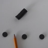 Mágnes kerek 15*3mm 15db