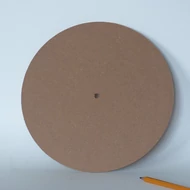 MDF óra alap kerek 20cm (6mm vastag)