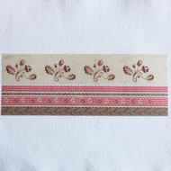 Lámpás fólia mini, mintás makkos, átmérő 8cm*10cm