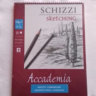 Skicc- és rajzblokk spirálos 29,7*42cm 120g/m2 50lap - Accademia