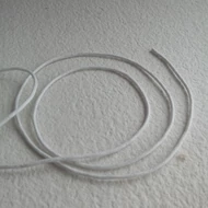 Viaszos pamutzsinór 2mm*1m - FEHÉR