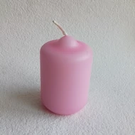 Adventi gyertya kb 40*65mm - halvány rózsaszín