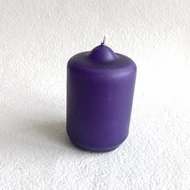 Adventi gyertya kb 40*65mm - lila
