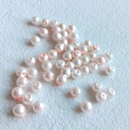 Viaszos műa. gyöngy 4mm 20g - HALVÁNY RÓZSASZÍN