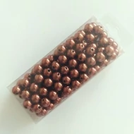 Műa. gyöngy kb. 85g/10mm - BRONZ