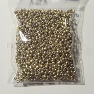 Üveggyöngy kása 20g metál óarany