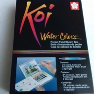 Akvarell festék készlet 24 színű szilkés - Koi