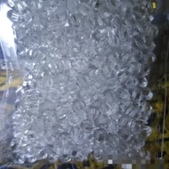 Kristály jellegű akril gyöngy kúpos kb. 10g 3mm színtelen
