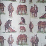 Decoupage papír (dekupázs) Tasotti 50*70cm - Lovak