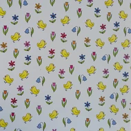 Mintás karton A4 - FEHÉR CSIBÉS, TULIPÁNOS