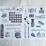 Transzfer papír 2*A4 - Írógép / Tollak, bélyegzők