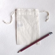 Vászon levendulazsák összehúzható szájjal) 9,5*14,5cm