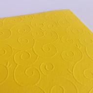 A4 dombormintás karton  csigavonal - sárga