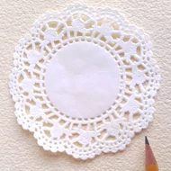 Tortacsipke átmérő 10cm - fehér, rózsás