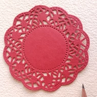 Tortacsipke átmérő 10cm - piros