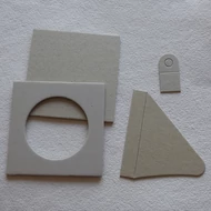 Karton képkeret kör belsővel, kitámasztóval 6cm/9*9cm