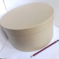 Papírmasé kalapdoboz 28*15cm