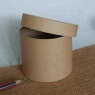 Papírmasé doboz kerek 10*8cm magas