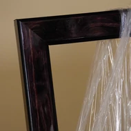 Képkeret üveg és hátlap nélkül 35*50cm - FEKETE-LILA MÁRVÁNYOS