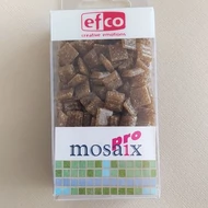 Üvegmozaik 10*10*4mm 200g - BARNA kb.302db