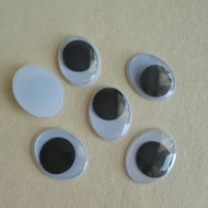 Mozgószem ovál ragasztható 16*20mm-es 10db/cs