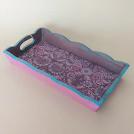 Fatálca 26*14cm (festés, dekupázs)