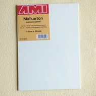 Festő alap, kasírozott vászon 13*18cm