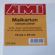 Festő alap, kasírozott vászon 18*24cm