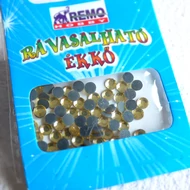 Felvasalható ékkő 3mm kb. 70db - ARANYSÁRGA