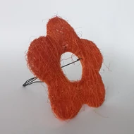 Sisal virágcsokor alap 15cm - NARANCS