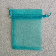 Organza tasak világoskék 85*120mm