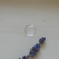 Üveglencse kerek domború 14mm