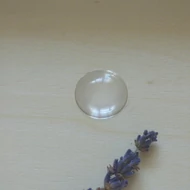 Üveglencse kerek domború 20mm