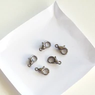 Delfin kapocs 10mm fekete színű 6db/cs.