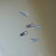 Szerelő lapka 10mm nikkel színű 5db/cs.