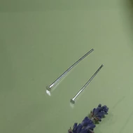 Szerelőpálca talpas 30mm nikkel színű 10db/cs.
