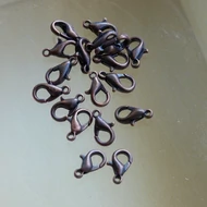 Delfin kapocs 10mm vörösréz színű 18db/cs.