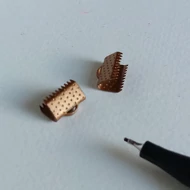 Szalagvég 10mm vörösréz 2db/cs