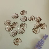 Gyöngykupak tárcsa 10mm bronz színű 15db/cs